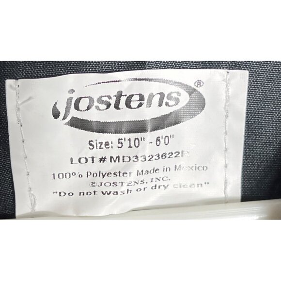 Jostens Graduation Gown Black Poly Standard Mens 5'10"-6' December Grad Unisex - Picture 2 of 4